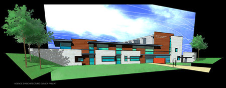 Concours centre psychiatrique pour enfants d'Arras, Conception associ&eacute;e et illustration pour l'Atelier d'architecture Olivier Parent