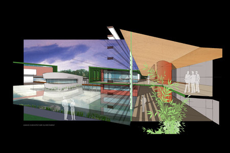 Concours Lycée agricole Arras, Atelier d'Architecture Olivier Parent, conception et illustration