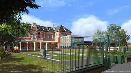 Concours Maison de retraite de Buironfosse, Conception associ&eacute;e et illustration pour Eric Kluj Architecte