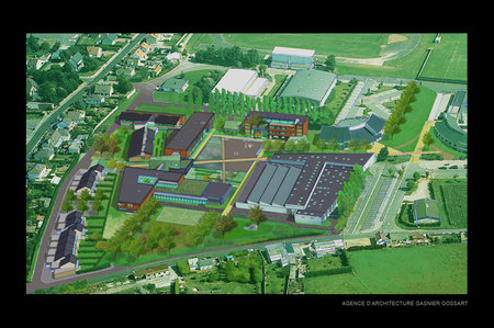 Friville Escarbotin, architecture Gasnier Gossart et S&eacute;bastien Gardon Architecte DPLG et illustration