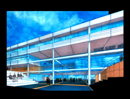 Concours Lyc&eacute;e Camus; Agence d'Architecture Atlantes, illustration