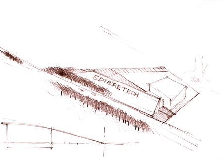 Conception et illustration pour Olivier Parent Architecte