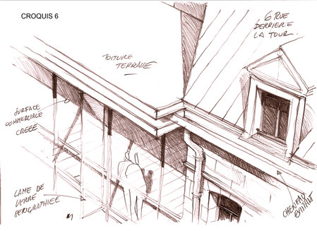 Conception et illustration pour Olivier Parent Architecte