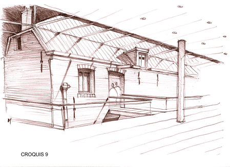 Conception et illustration pour Olivier Parent Architecte