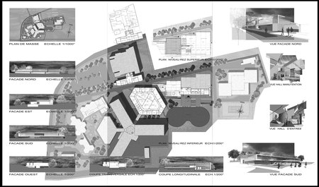 Concours pour Thierry Denier agr&eacute;&eacute; en architecture, aide conception, illustration et mise en page