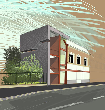 Aide &agrave; la conception et illustration pour Acte4 S&eacute;bastien Gardon Architecte