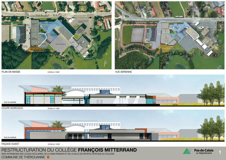 Concours pour Gonzague Crommelinck Architecte et Olivier Parent Architecte, conception et illustration