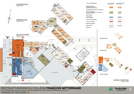 Concours pour Gonzague Crommelinck Architecte et Olivier Parent Architecte, conception et illustration