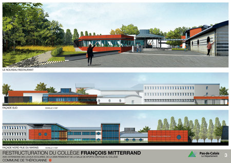 Concours pour Gonzague Crommelinck Architecte et Olivier Parent Architecte, conception et illustration