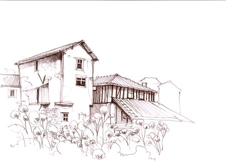 Croquis pour Monsieur Brassart Ecole Chaillot
