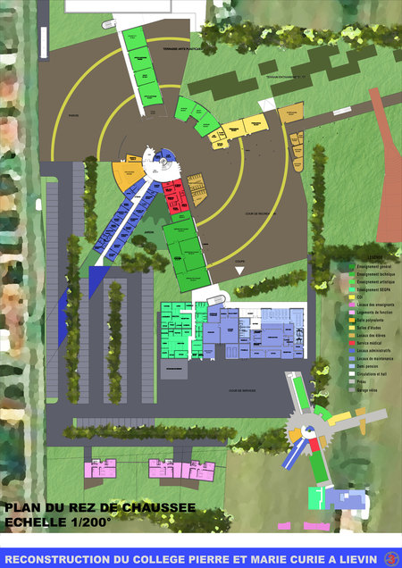 Concours pour Gonzague Crommelinck Architecte, conception et illustration
