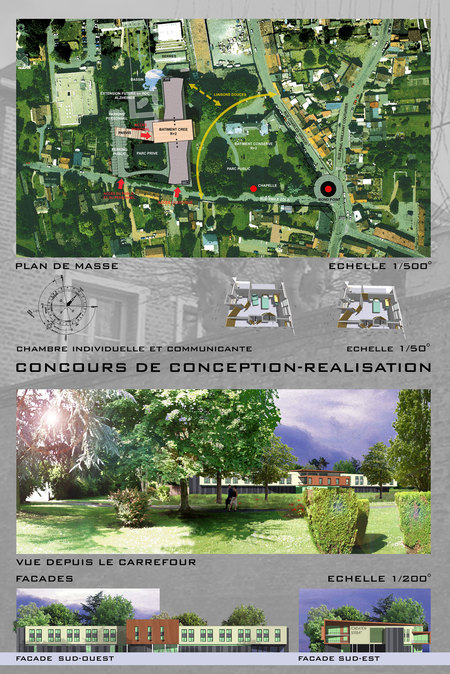Concours pour Olivier Parent Architecte, conception et illustration