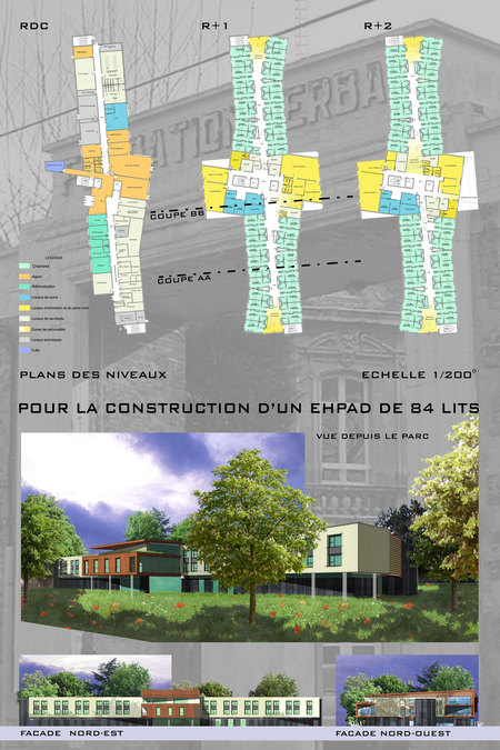 Concours pour Olivier Parent Architecte, conception et illustration