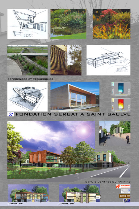 Concours pour Olivier Parent Architecte, conception et illustration