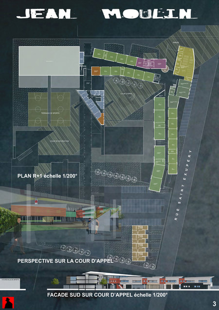 Concours pour Olivier Parent Architecte, conception et illustration