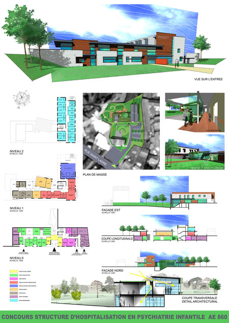 Concours pour Olivier Parent Architecte, conception et illustration