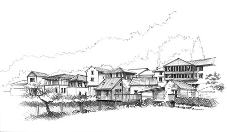 Croquis pour Monsieur Brassart Ecole Chaillot