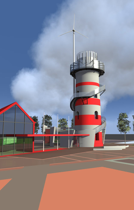 Conception de la maison du d&eacute;veloppement durable pour le Parc des Rives Cr&eacute;atives de l' Escaut