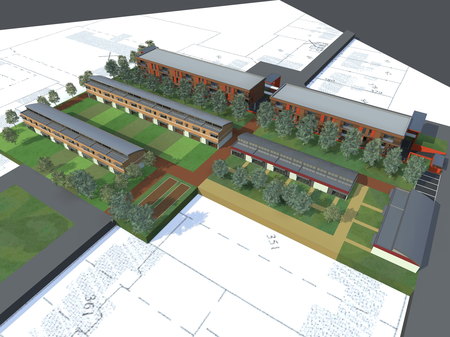 Conception et illustration pour Olivier Parent Architecte
