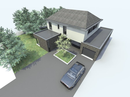 Maison individuelle &agrave; Helesmes, conception et illustration