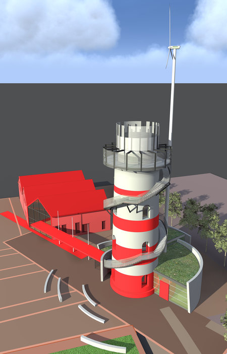 Conception de la maison du d&eacute;veloppement durable pour le Parc des Rives Cr&eacute;atives de l' Escaut