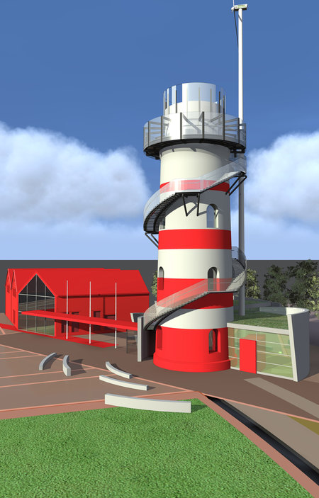 Conception de la maison du d&eacute;veloppement durable pour le Parc des Rives Cr&eacute;atives de l' Escaut