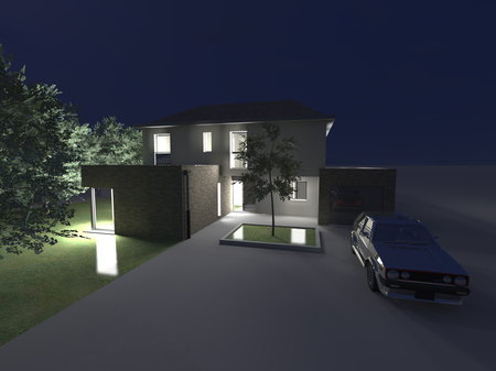 Maison individuelle &agrave; Helesmes, conception et illustration