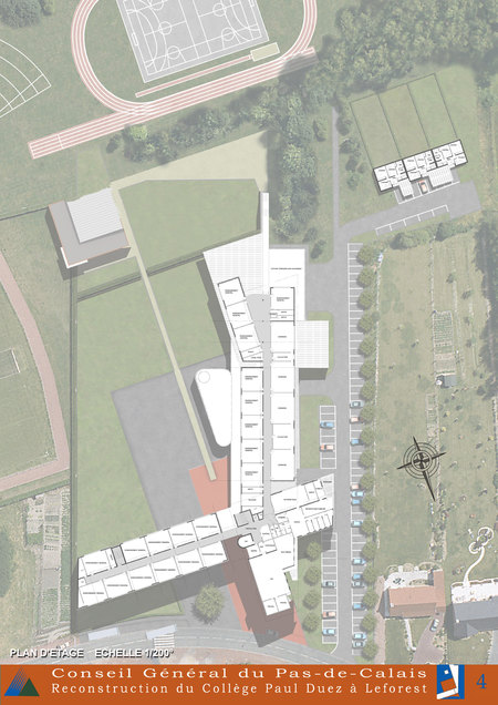 Concours pour Olivier Parent Architecte, conception, illustration Laurent Dequick