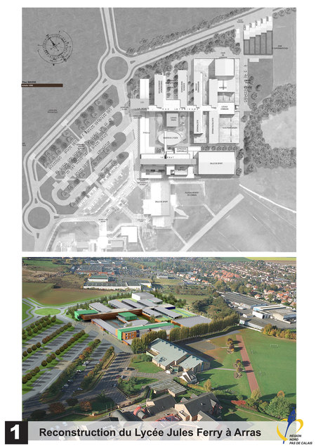 Concours pour Olivier Parent Architecte, conception, illustration Laurent Dequick