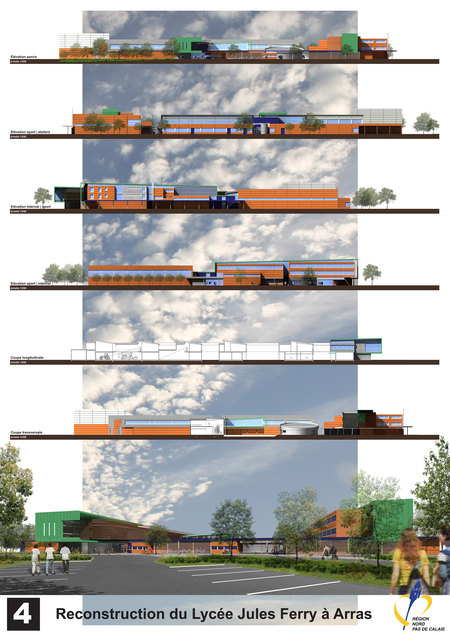 Concours pour Olivier Parent Architecte, conception, illustration Laurent Dequick